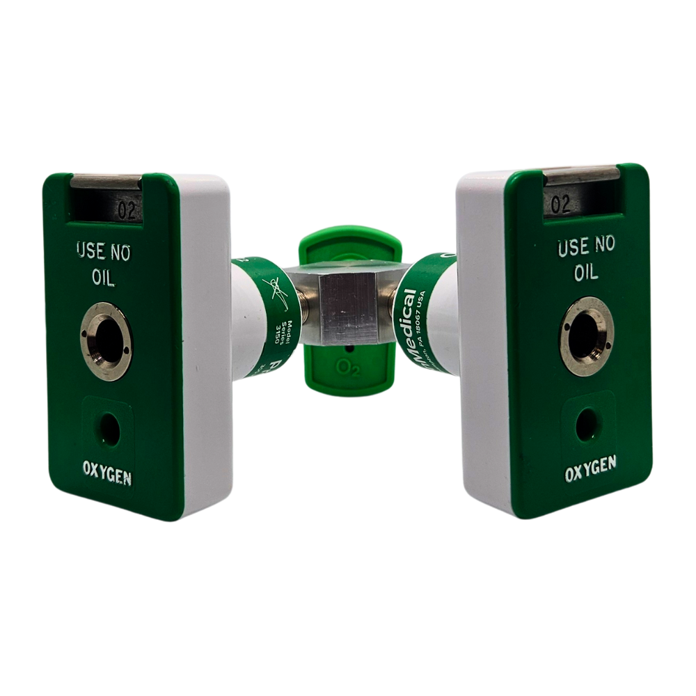 Chemetron Style Y Block Assemblies - Oxygen