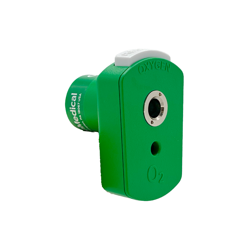 Chemetron Style Female Couplers - Oxygen