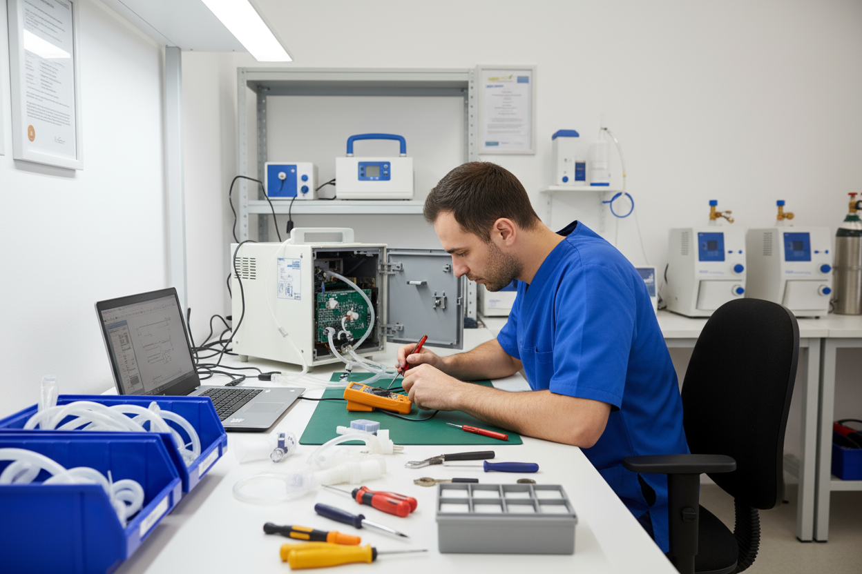 respiratory medical equipment repair